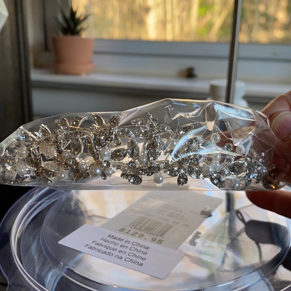 Silver Wedding Tiara